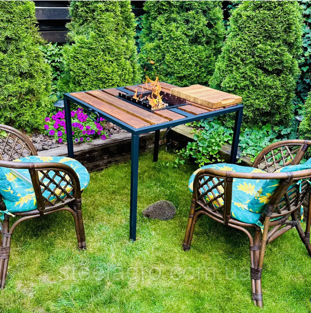 Стол-мангал разборной с шампурами (KGr-010.000.00) - фото 2 Стол-мангал разборной с шампурами (KGr-010.000.00) - фото 2