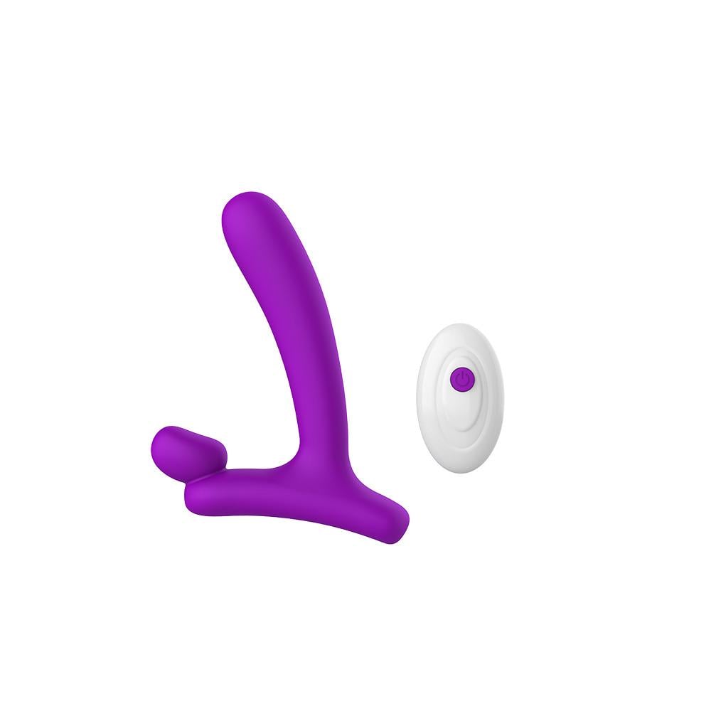 Вибратор в форме буквы L Chisa Lust Ripple Horny со стимуляцией клитора и точки G Фиолетовый
