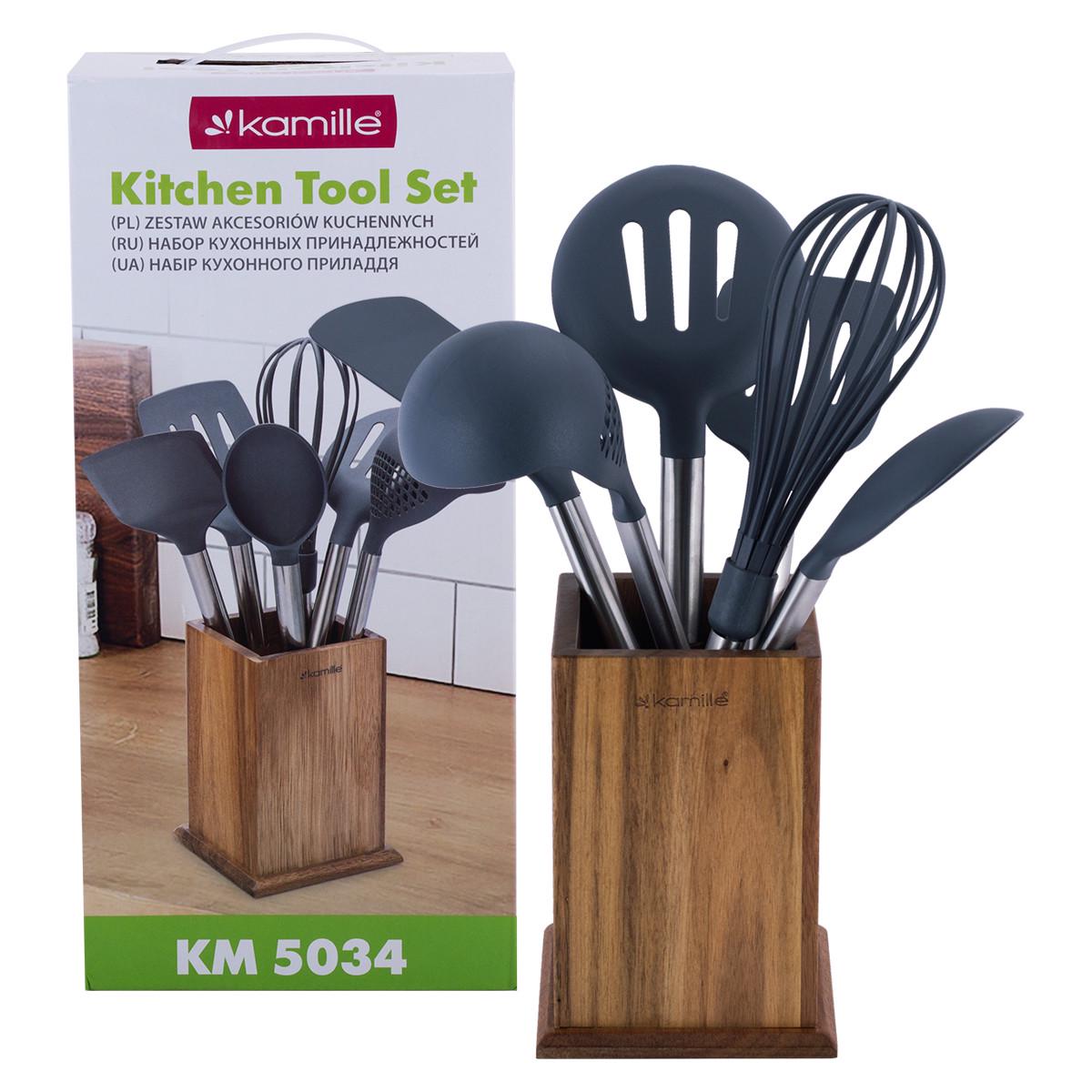Набір кухонного приладдя Kamille KM-5034 7 предметів (29-84-5034)