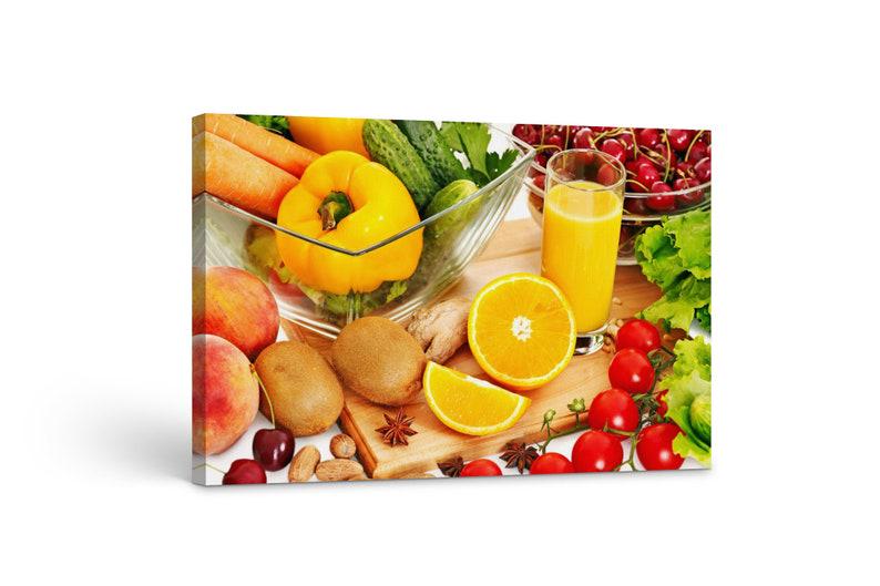 Картина на холсте KIL Art Апельсиновый сок Кухня 51x34 см (148)
