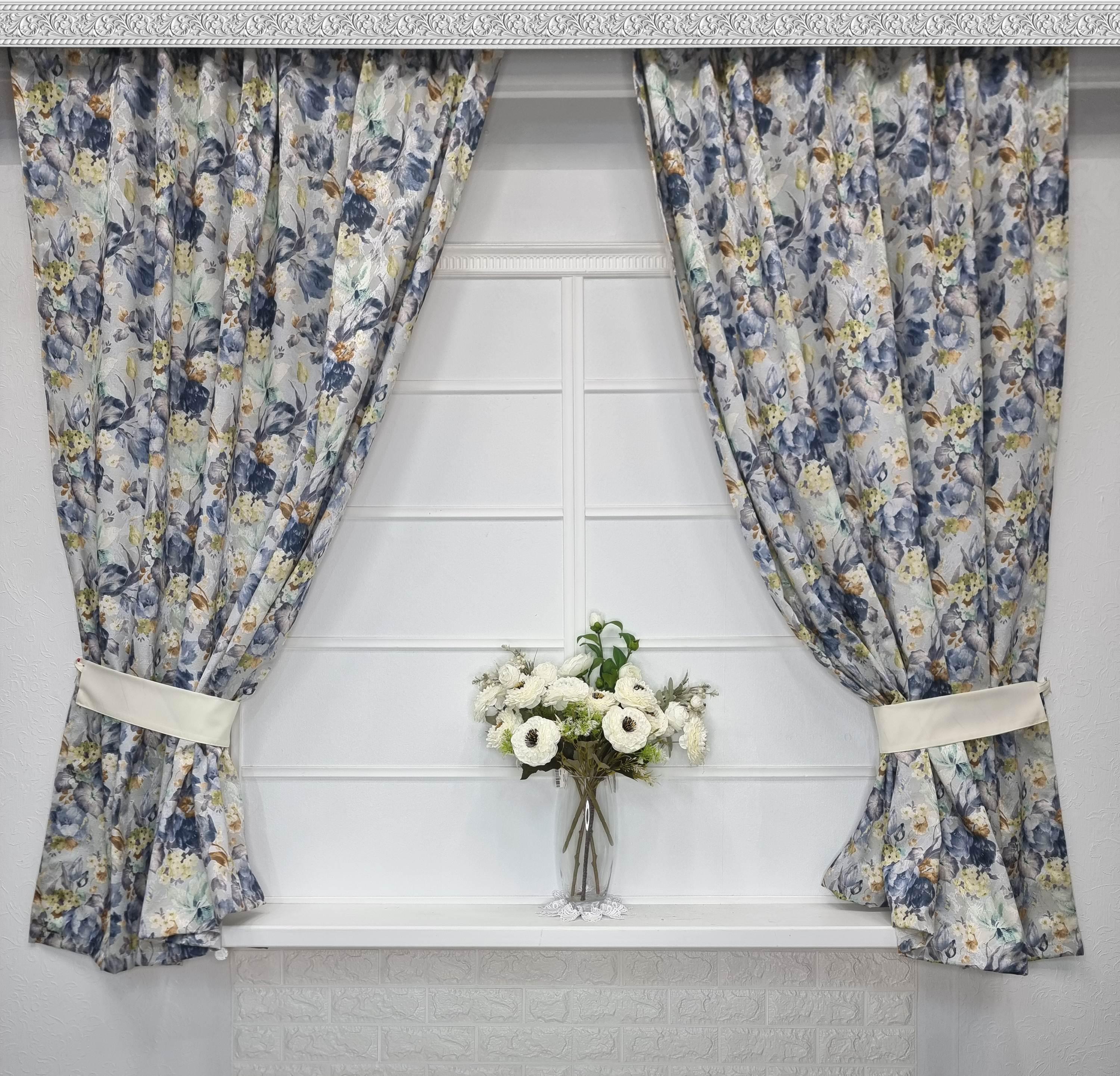 Шторы кухонные Цветочный сад (33105)