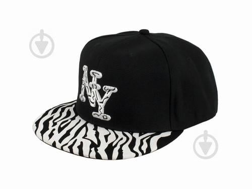 Бейсболка peaked cap NY Зебра YM One sizе Черный (23205)