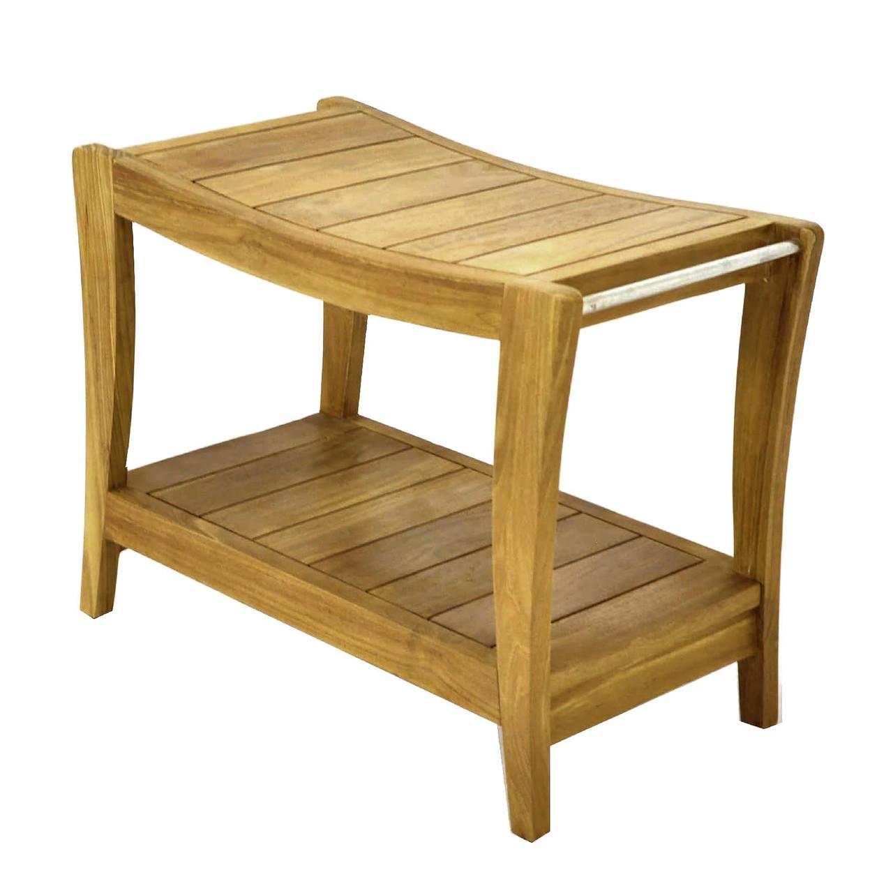 Табурет для ванной из дерева Эфера Сиена (ТВН-008505)