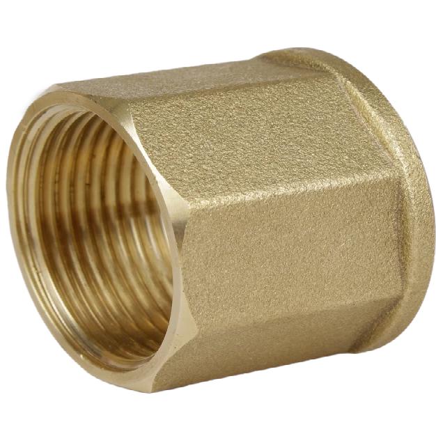Муфта VA А0354А латунная восьмигранная 1 1/4х1 1/4" (000026719) - фото 1