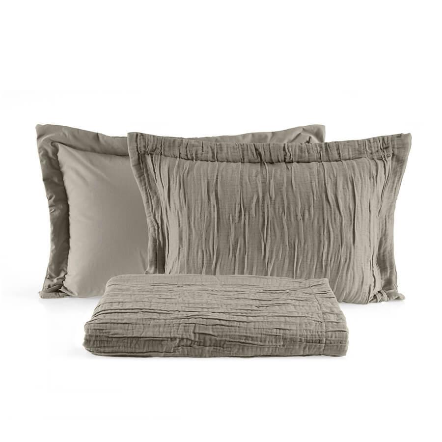 Покривало з наволочками Penelope Alice відкрито gri 240х250 см Світло-сірий (svt-2000022271844) - фото 3 Покривало з наволочками Penelope Alice відкрито gri 240х250 см Світло-сірий (svt-2000022271844) - фото 3