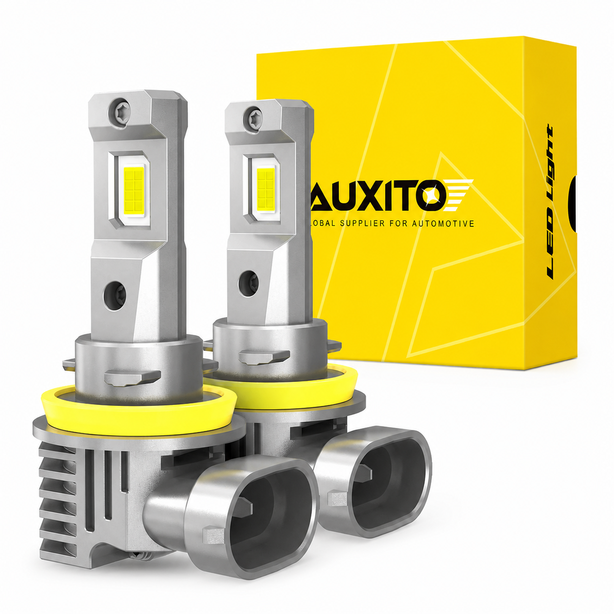 Автомобільні лампи світлодіодні Auxito M6 H11 6500K з Canbus 60 Вт (S68DK)