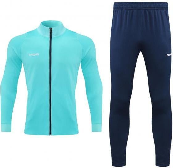 Костюм спортивный Europaw Limber Up 2101 Long zipper S Бирюзово-темно-синий (europaw506)