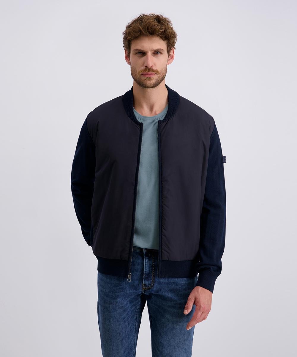 Кофта чоловіча на блискавці XL Темно-синій (C5 51529.5114.6325-XL)