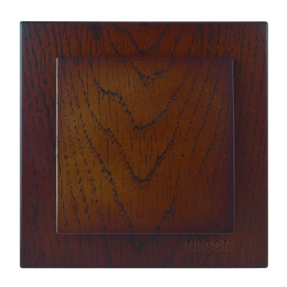 Вимикач одноклавішний Nilson Touran Горіх (27548906)