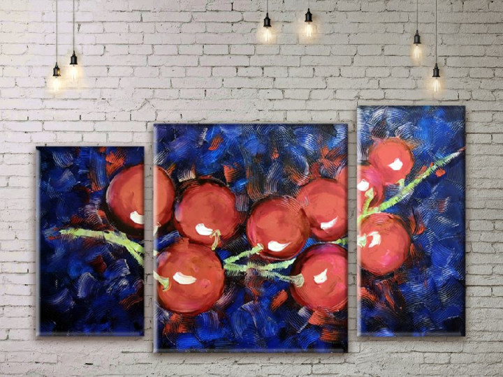 Картина модульная 3 части ArtStar Виноград 70х105 см ADA0039_2