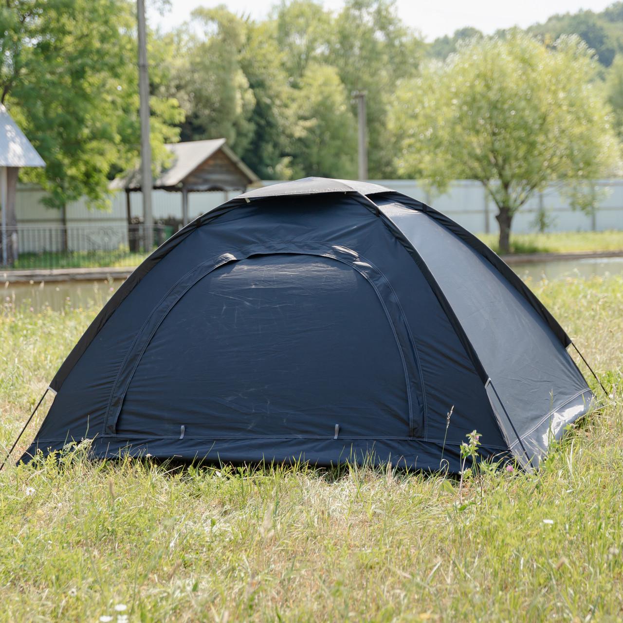 Палатка туристическая двухместная 200х150х120 см Черный (LU-025B) - фото 4 Палатка туристическая двухместная 200х150х120 см Черный (LU-025B) - фото 4