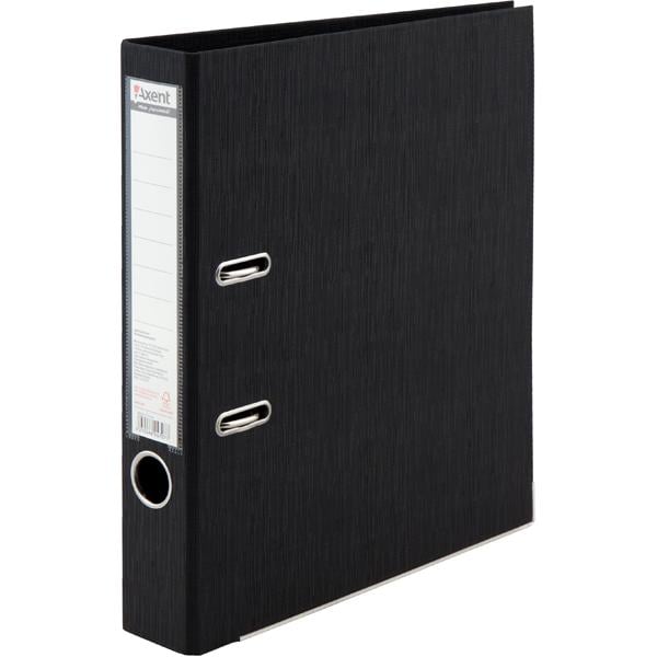 Папка-реєстратор Axent Prestige+ двостороння А4 50 мм поліпропілен зібрана Чорний (1721-01C-A)