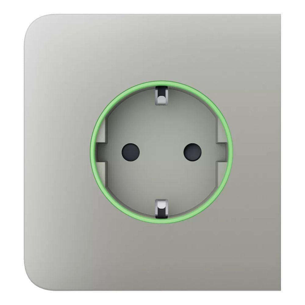 Фронтальная панель Ajax SideCover ASP для умной розетки type F 55 Oyster (26-00364)