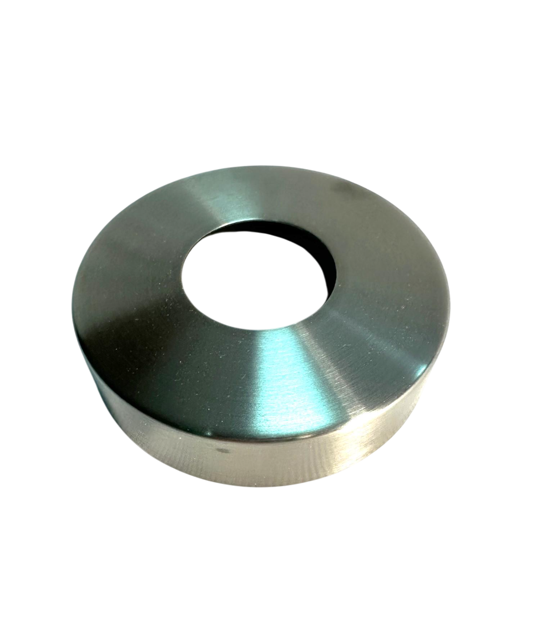 Ковпак-накладка з нержавіючої сталі AISI 304 для маскування місця кріплення до монтажної поверхні 124x43x22 мм (В8706)