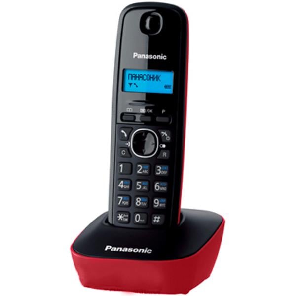 Телефон DECT Panasonic KX-TG1611UAR Black/Red (12586594)