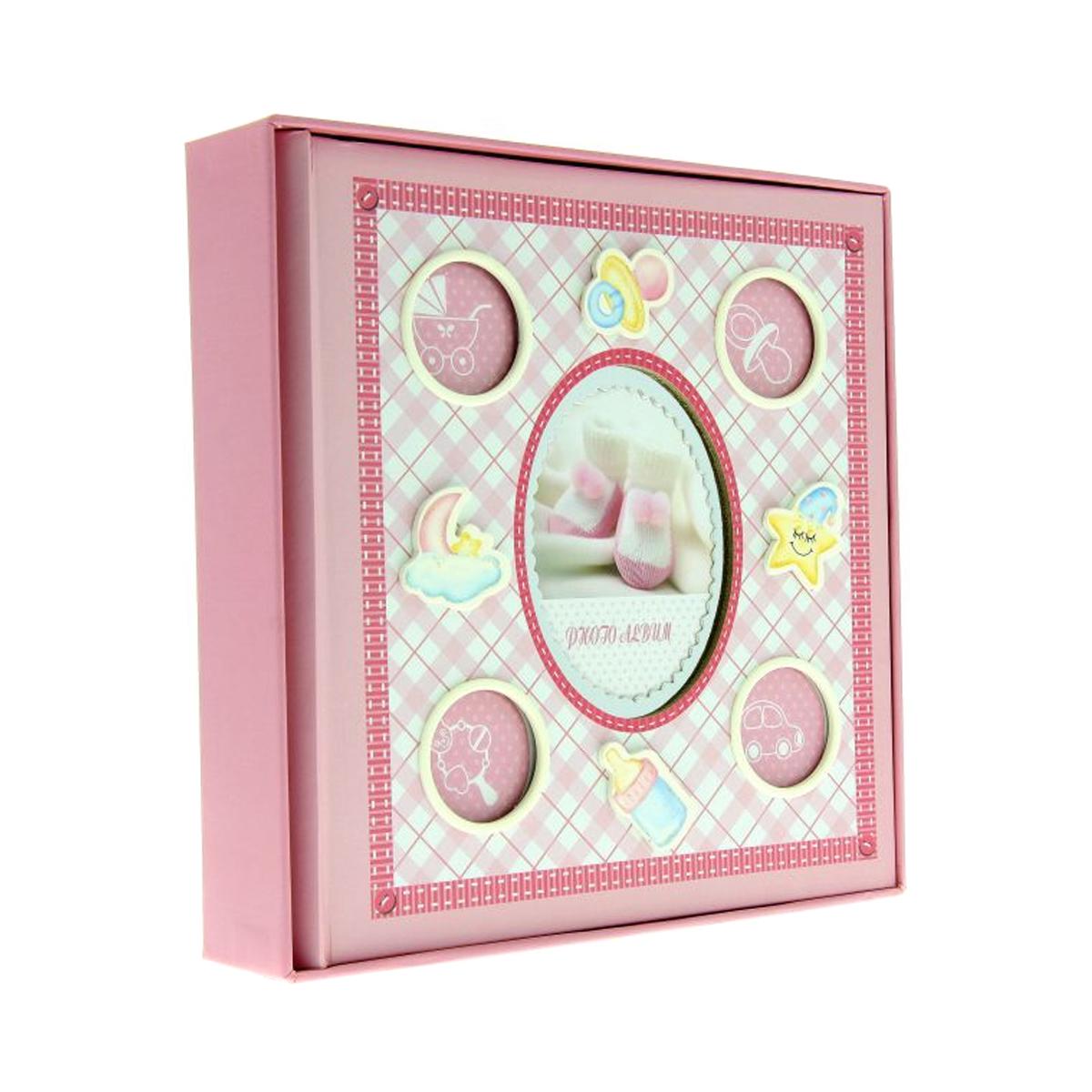 Фотоальбом Gedeon KD46200WB BABY-19 box 10x15 см 200 фото Pink