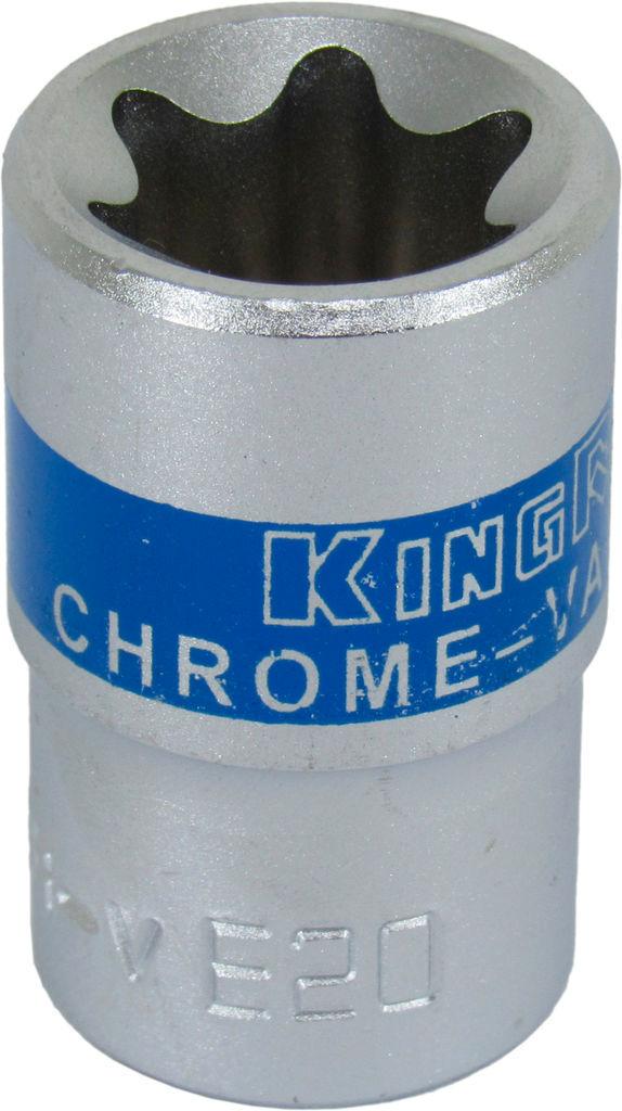 Головка торцева низька KING ROY E-профіль 1/2 E-20 мм (30162-E20)