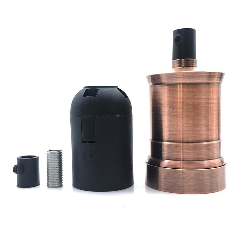 Ретро-патрон Е27 для абажуров Красная бронза (6544) - фото 2 Ретро-патрон Е27 для абажуров Красная бронза (6544) - фото 2