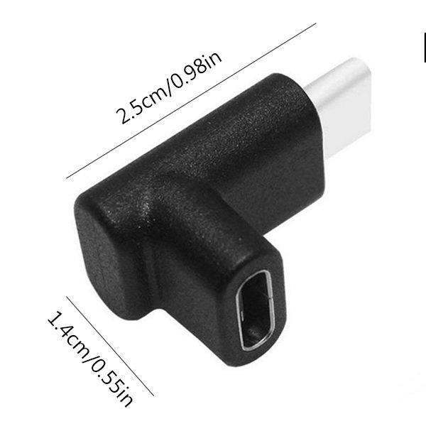 Переходник угловой SUNROZ Type-1 USB Type-C-Type C (A48388) - фото 10