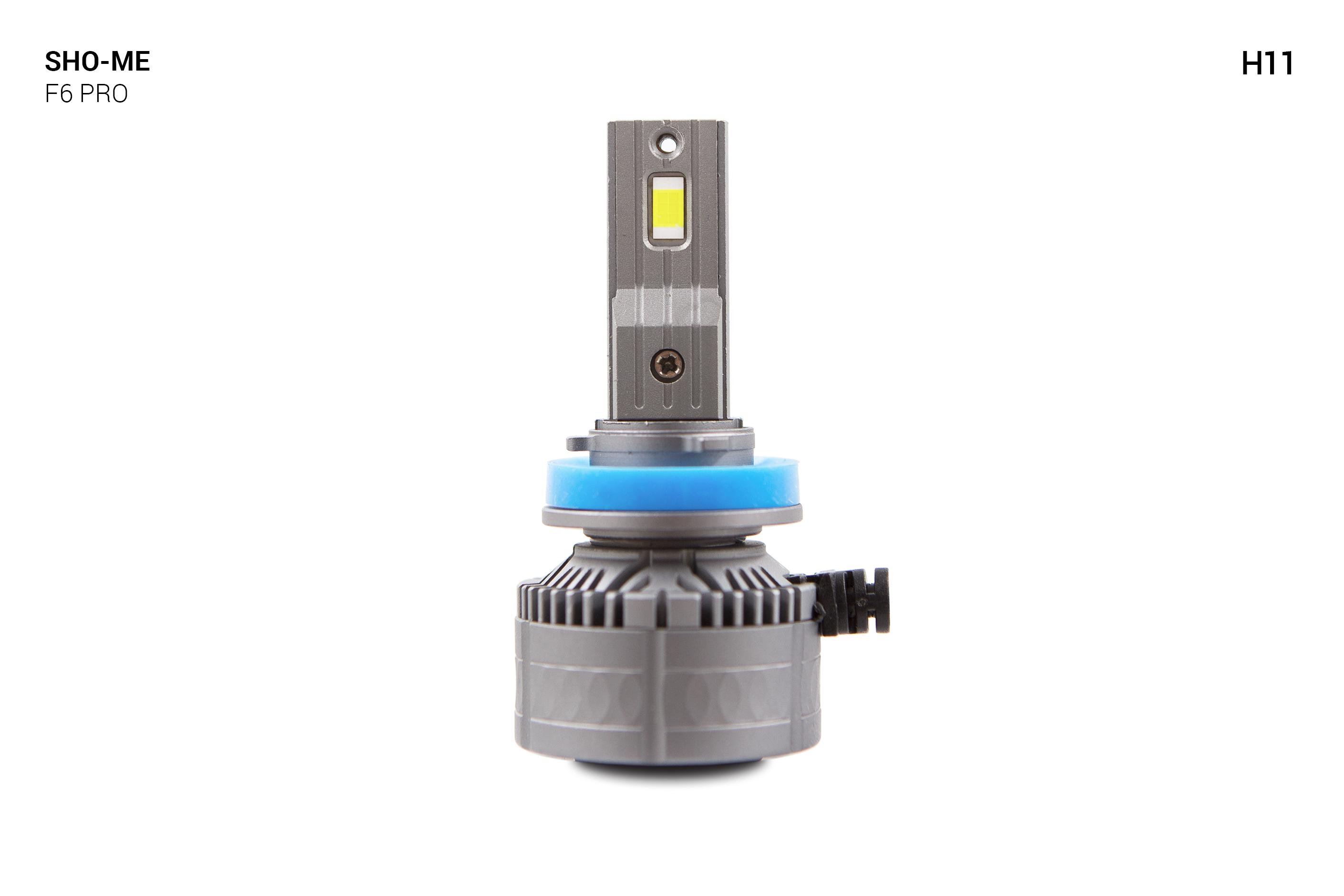 Автолампи Sho-Me F6-Pro H11 LED 35W 2 шт. - фото 6 Автолампи Sho-Me F6-Pro H11 LED 35W 2 шт. - фото 6