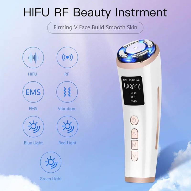 Аппарат Dermalift Pro HIFU RF EMS для лифтинга и омоложения кожи лица - фото 4