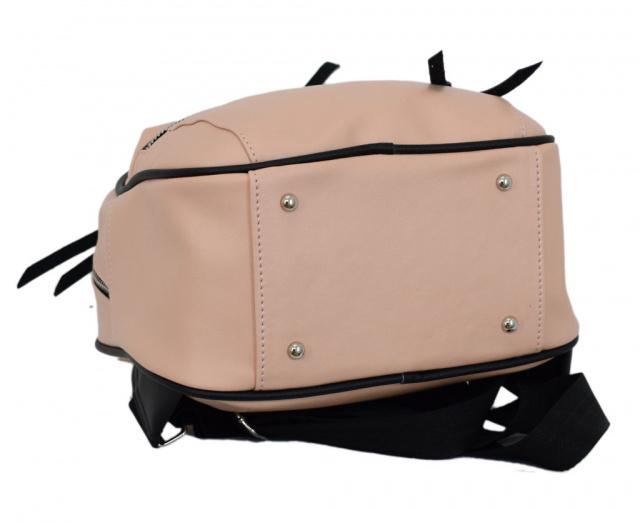 Рюкзак жіночий з шкірозамінника Рожевий - фото 4 Рюкзак жіночий з шкірозамінника Рожевий - фото 4