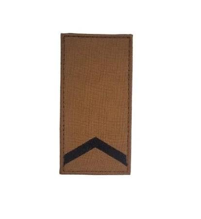 Погон на липучке Старший солдат ВСУ 5х10 см Койот (3585721)