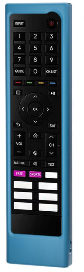 Чехол на пульт Sikai Hisense A7 E7 A6 C80H A80 B80H D80H E80H J80H Blue (32751)