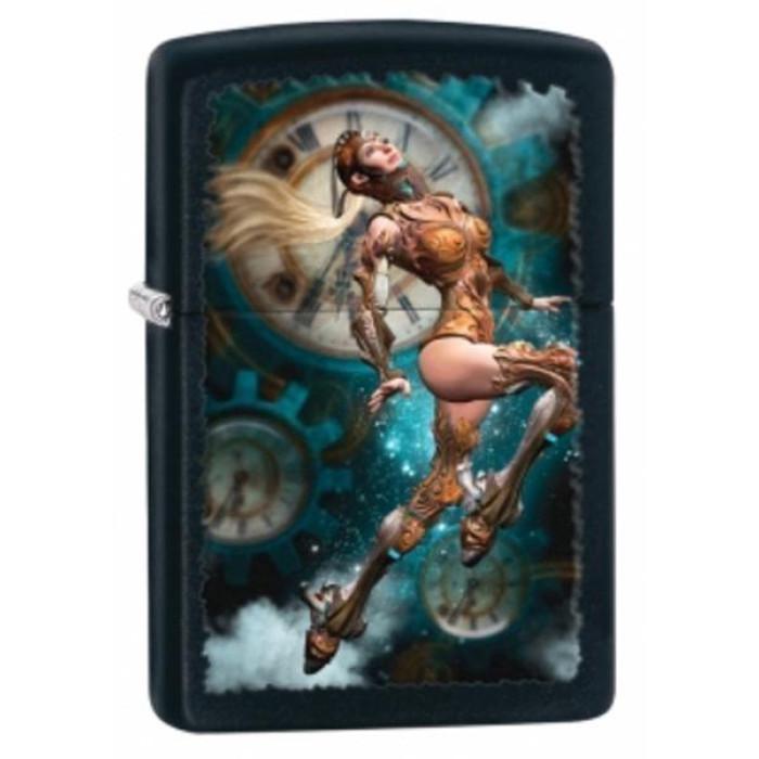 Зажигалка ZIPPO Steampunk Aviator Girl Jumping (28670)