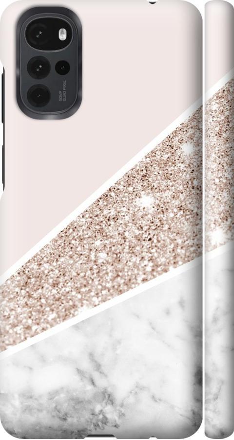 Чехол на Motorola G22 Пастельный мрамор (4342m-2681-42517)