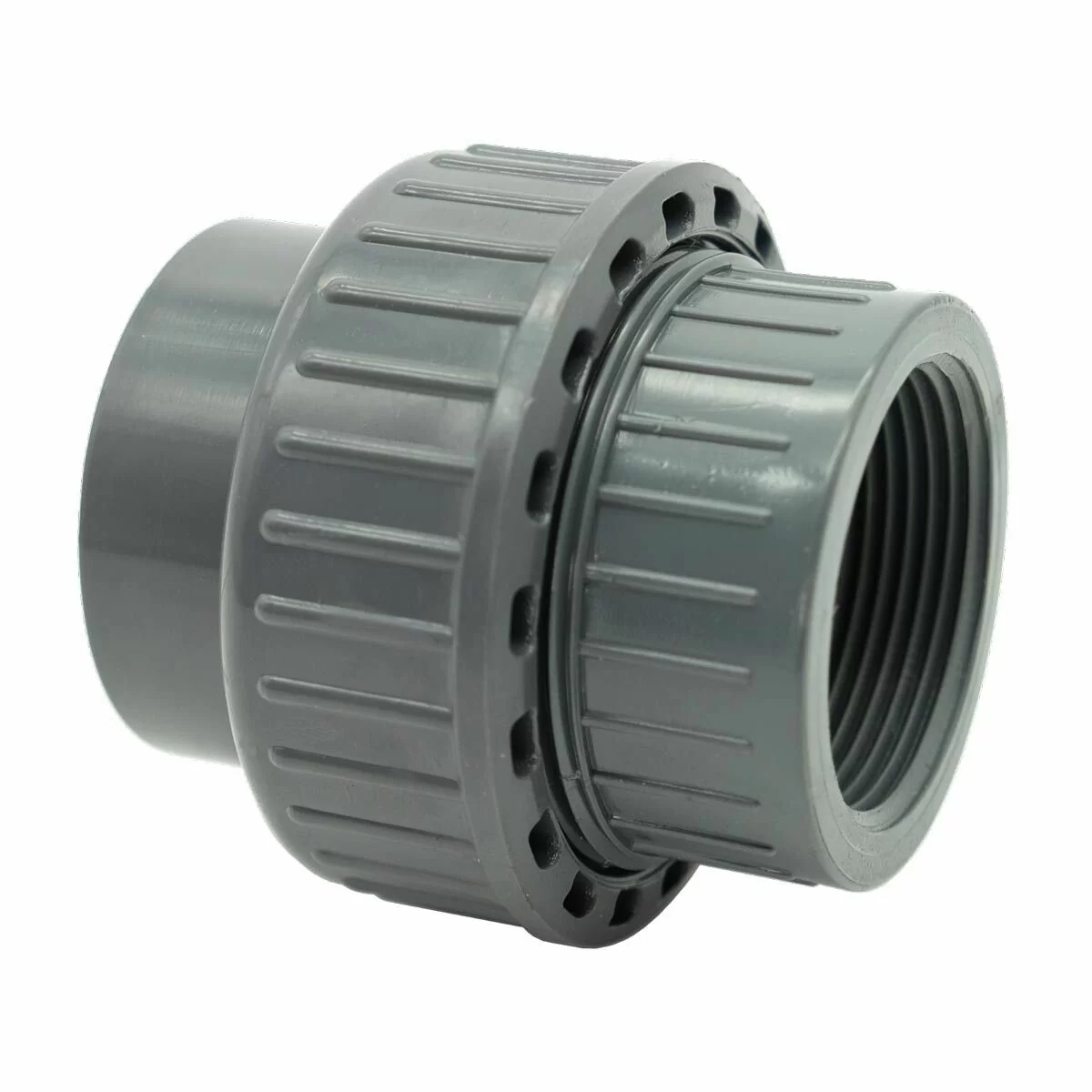 Муфта Effast RERBOE063G ПВХ розбірна з внутрішнім різьбленням 2 - фото 1 Муфта Effast RERBOE063G ПВХ розбірна з внутрішнім різьбленням 2 - фото 1