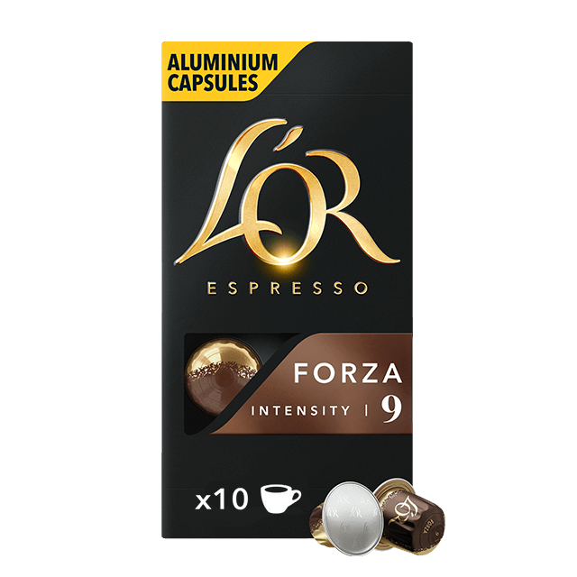 Кофе молотый в капсулах L'OR Nespresso Espresso Forza 52 г 10 шт.