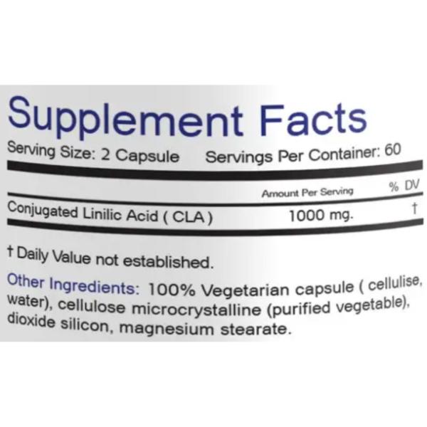 Кислота конъюгированная линолевая для снижения веса Bionic Formula CLA 1000 мг 120 капс. (000026373) - фото 2 Кислота конъюгированная линолевая для снижения веса Bionic Formula CLA 1000 мг 120 капс. (000026373) - фото 2