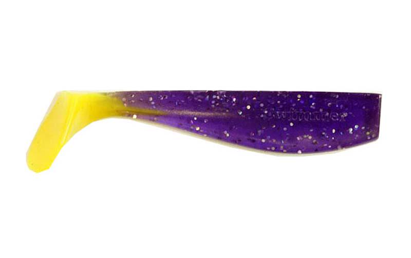 Силіконовий віброхвіст Fox Swimmer №057 8 см Purple/Yellow (11684921)