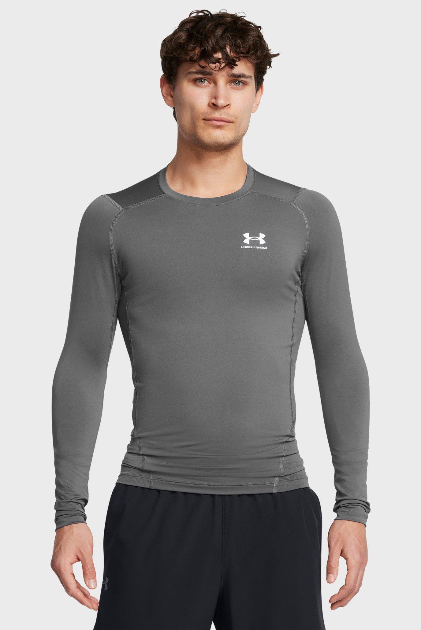 Лонгслив мужской Under Armour UA HG Armour Comp LS XL Серый (1361524-025