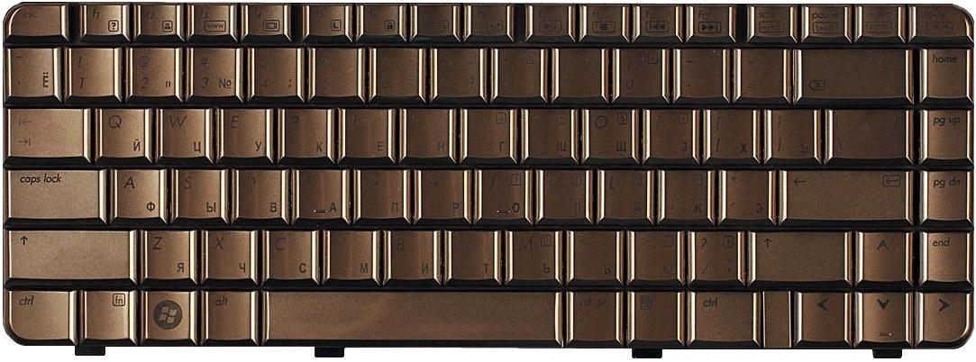 Клавиатура для ноутбука HP Pavilion DV3-2000/DV3-2100 Brown