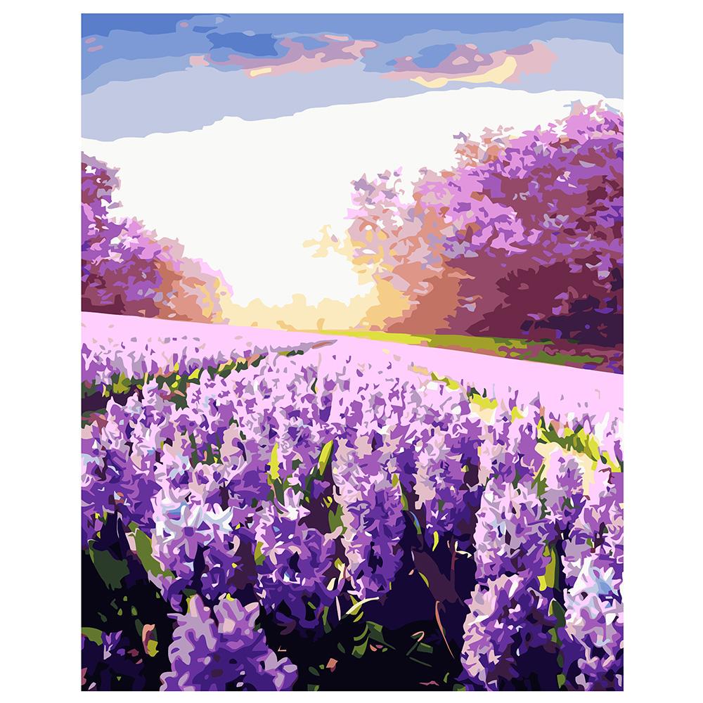 Картина за номерами Strateg Гіацинти на світанку 40x50 см (VA-1770)