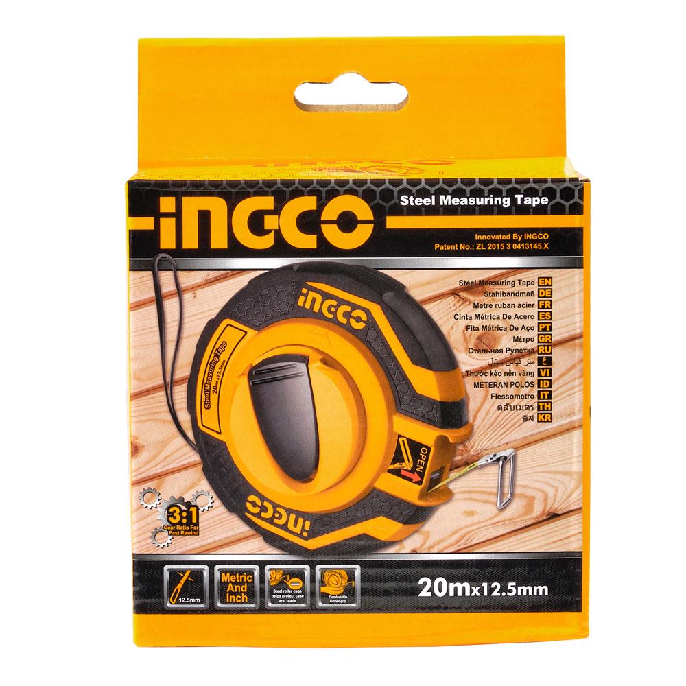 Рулетка Ingco Industrial Profi 20 м 12,5 мм (HSMT8420)