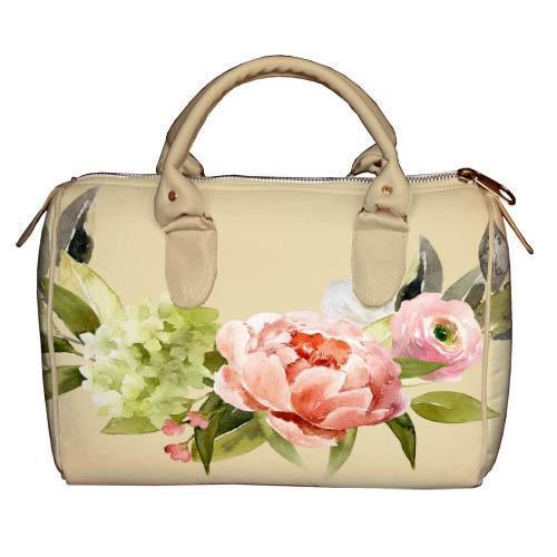 Сумка бочонок Presentville Barrel Flowers bouquet (SB 21M014 SBR)