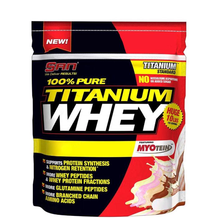 Протеїн SAN 100% Pure Titanium Whey 4,54 кг Тропічні ягоди (8509V13294)