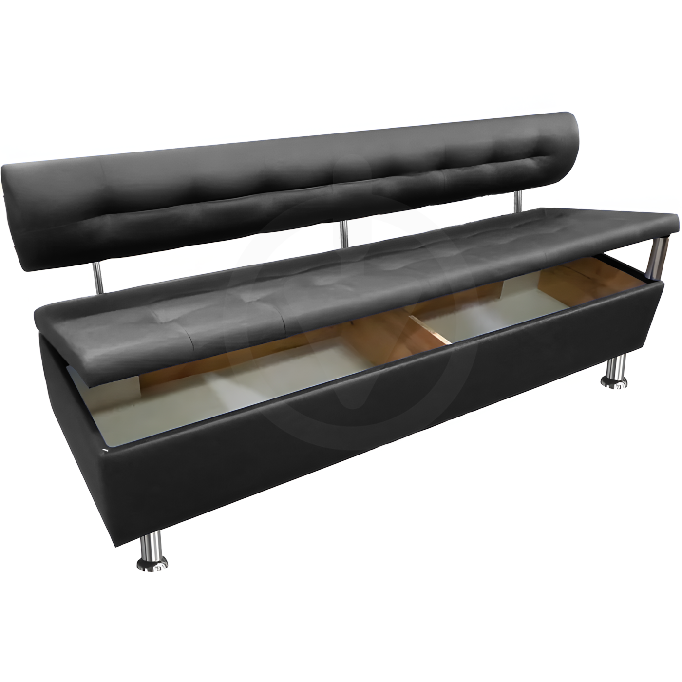 Диван офисный с нишей AVVS для ожидания/приемной 200 см с ножками 14 см Светло-серый (25808421) - фото 2