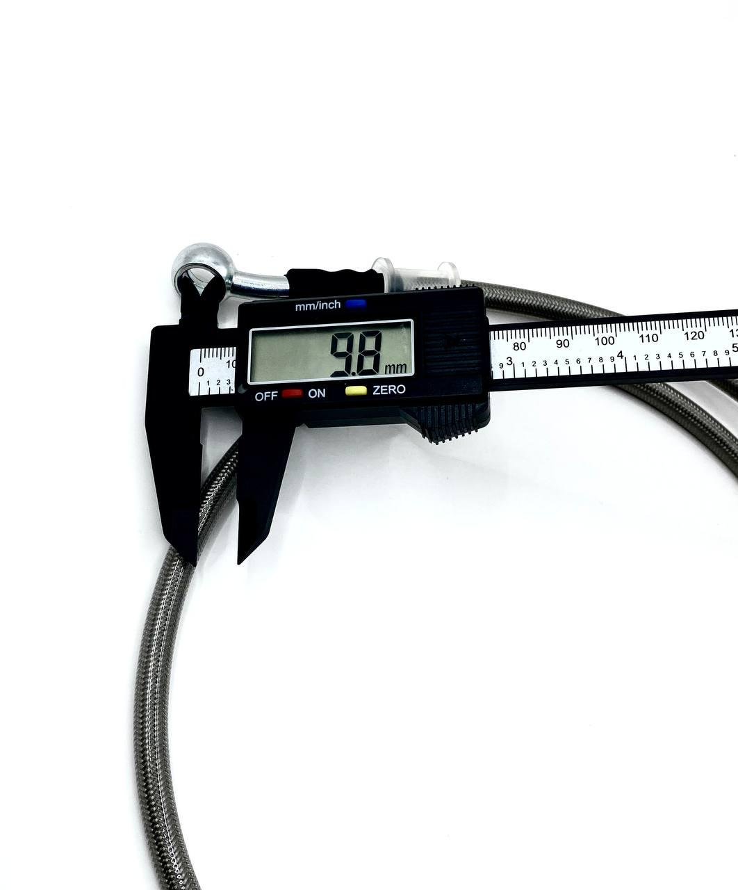 Гальмівний шланг армований із металевою опліткою для для квадроцикла ATV 110 см (ZR21) - фото 3 Гальмівний шланг армований із металевою опліткою для для квадроцикла ATV 110 см (ZR21) - фото 3