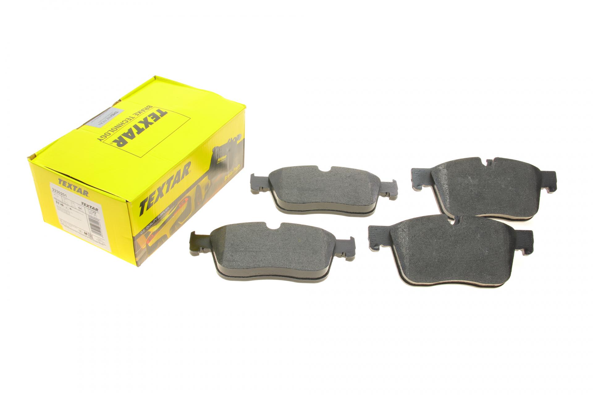 Колодки тормозные передние TEXTAR Land Rover Range Rover Velar 2.0/3.0 17- Teves Q+ (2230201 TEXTAR)