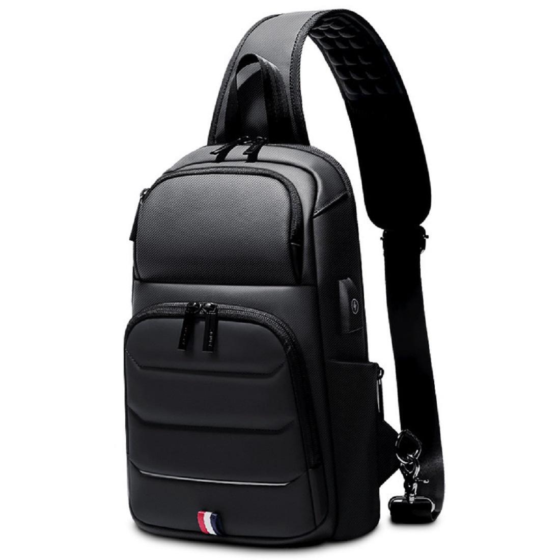 Мужская сумка через плечо Royal Bag AT07-T-5019A Черный (6039)