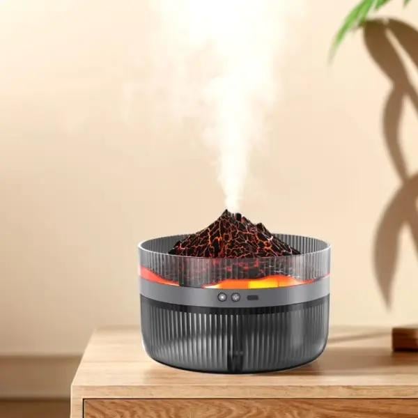 Увлажнитель воздуха-ночник Volcano Humidifier Черный (MS-14638) - фото 4