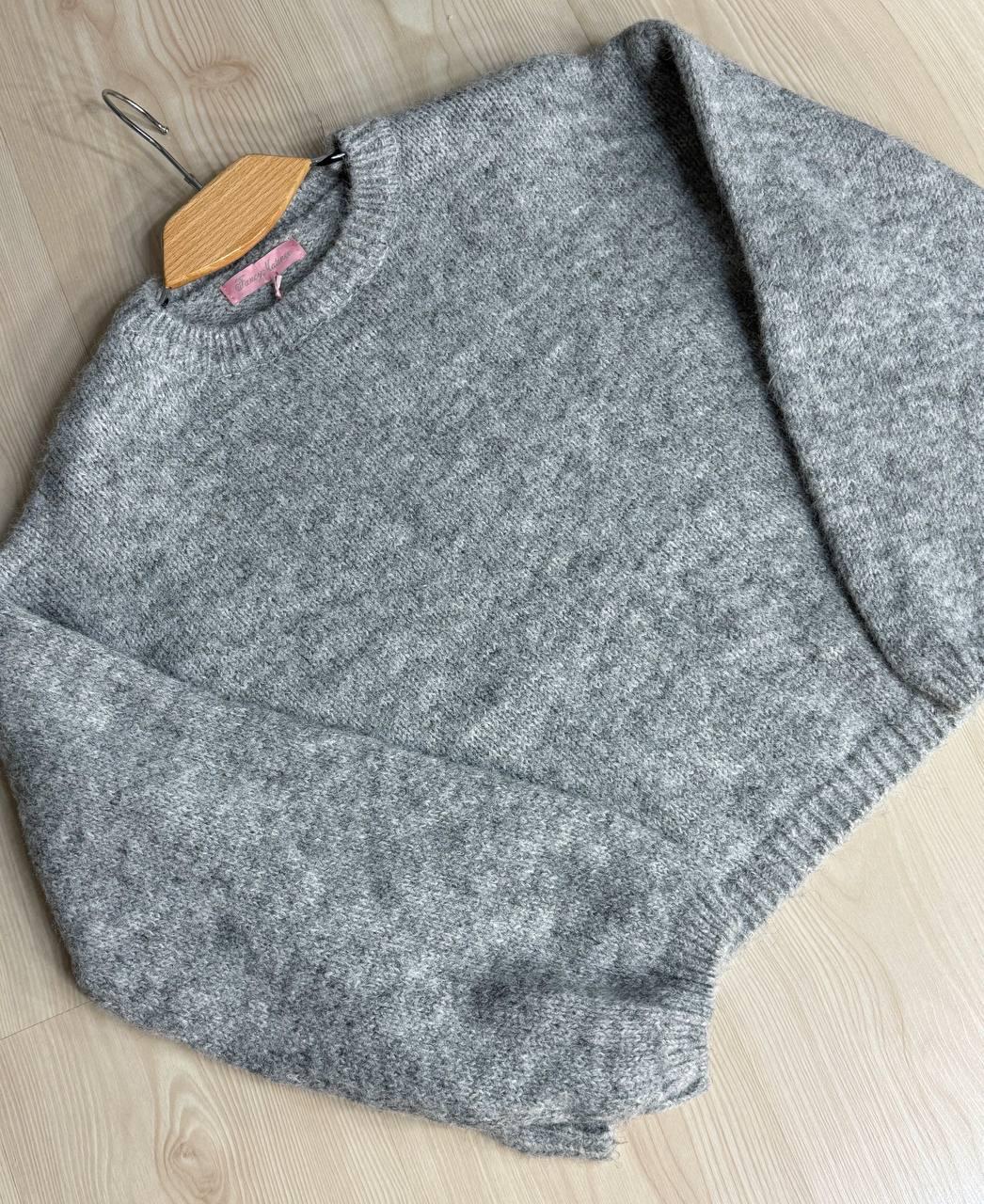 Светр жіночий Fancy Matinee 6119 меланж OS Сірий (4932) - фото 8