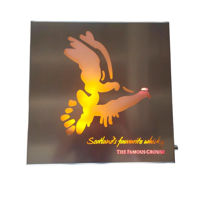 Вывеска с подсветкой "Scotland favourte whisky The Famous Grouse" (DI-1043871044) - фото 1