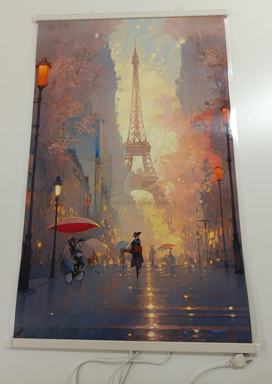 Инфракрасный обогреватель Картина пленочный настенный Париж 450 Вт 100х63 см - фото 2 Инфракрасный обогреватель Картина пленочный настенный Париж 450 Вт 100х63 см - фото 2