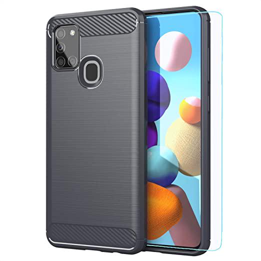Чехол Brushed Samsung A21s (A217) Carbon