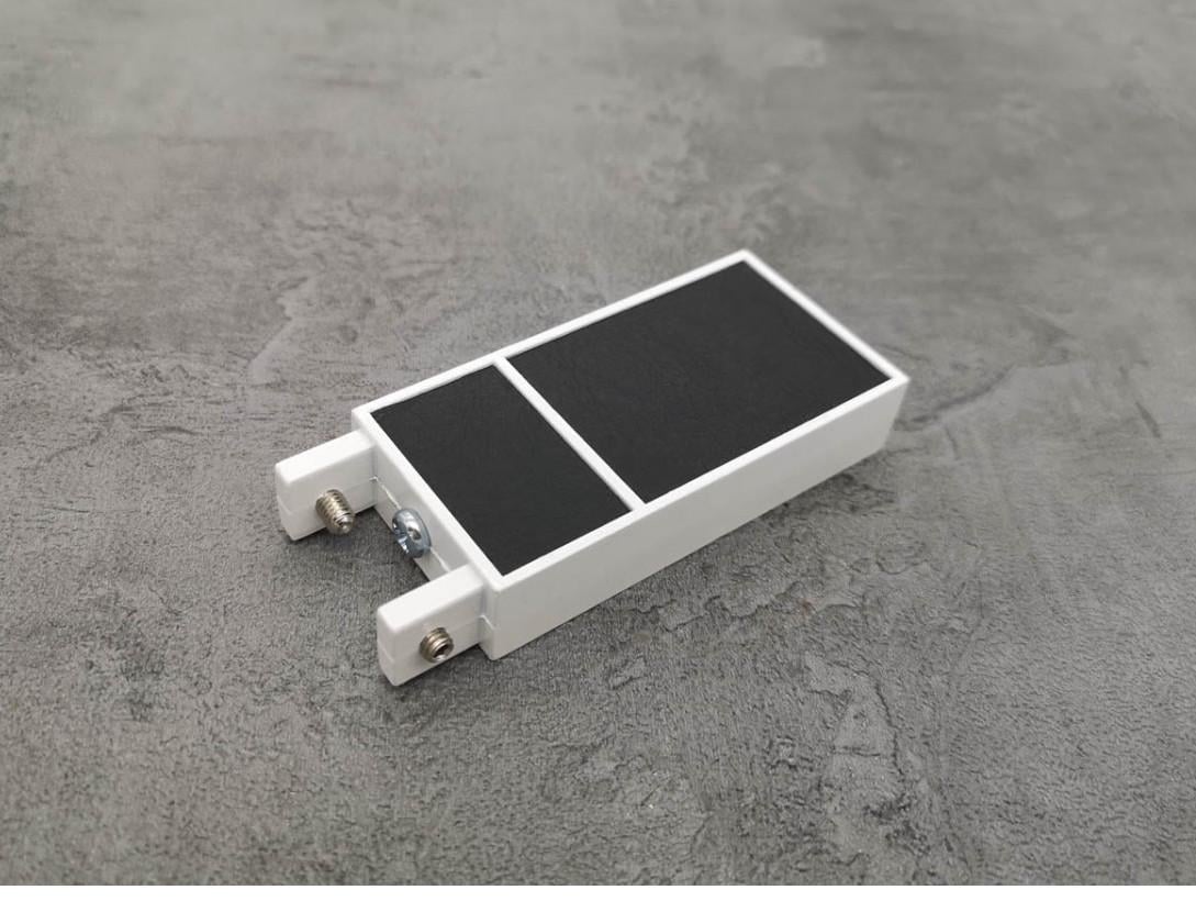 Наконечник MARCIN DECOR Скарлайн BOSS черная матовая кожа Белый глянец - фото 1 Наконечник MARCIN DECOR Скарлайн BOSS черная матовая кожа Белый глянец - фото 1